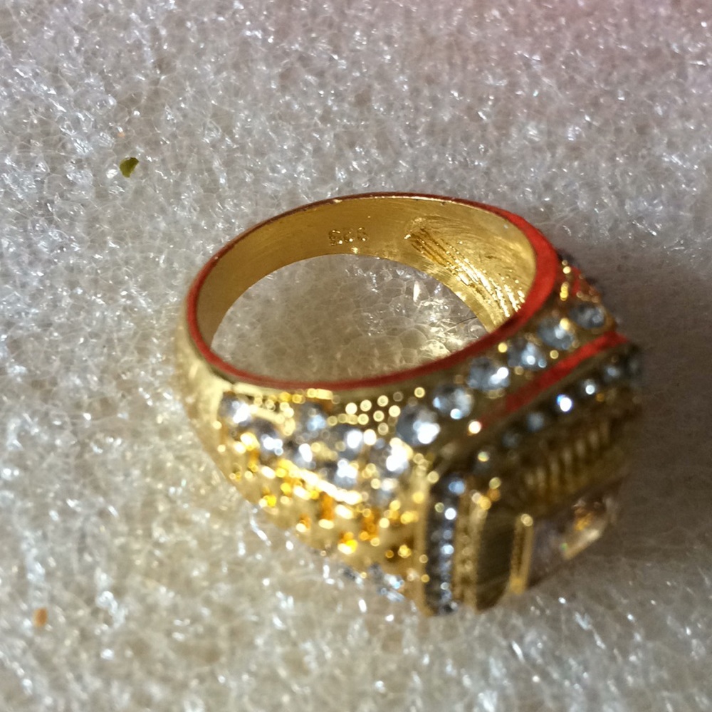 Vintage 925 topaz-ring - Picture 3 of 8